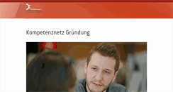 Desktop Screenshot of kompetenznetz-gruendung.de
