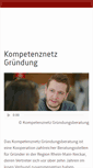 Mobile Screenshot of kompetenznetz-gruendung.de